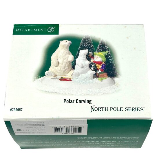 Department 56 North Pole Series  "Polar Carving"  Retired in 2008 - Picture 2 of 7
